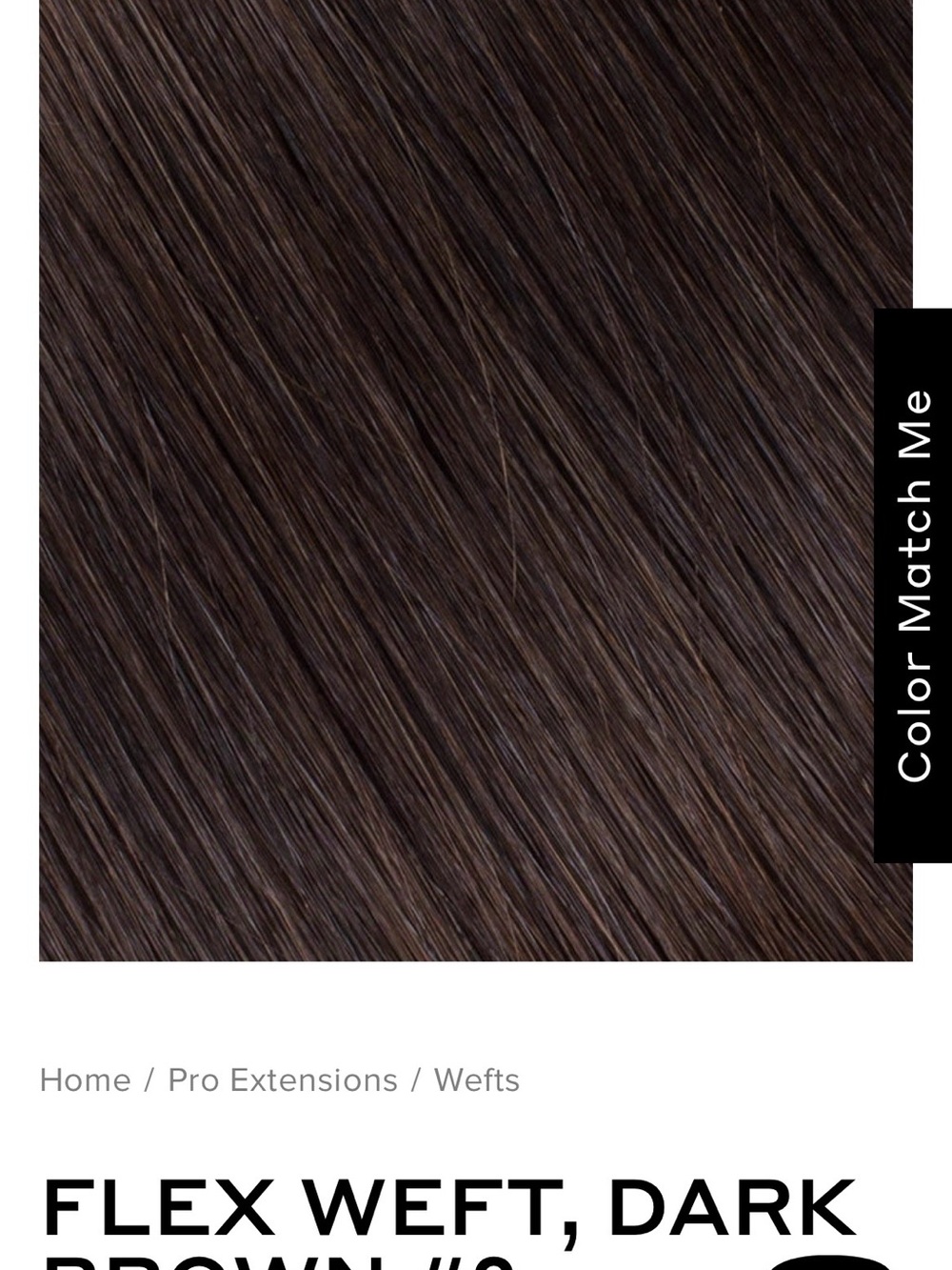 BELLAMI Infinity Weft Extensions - Dark Brown